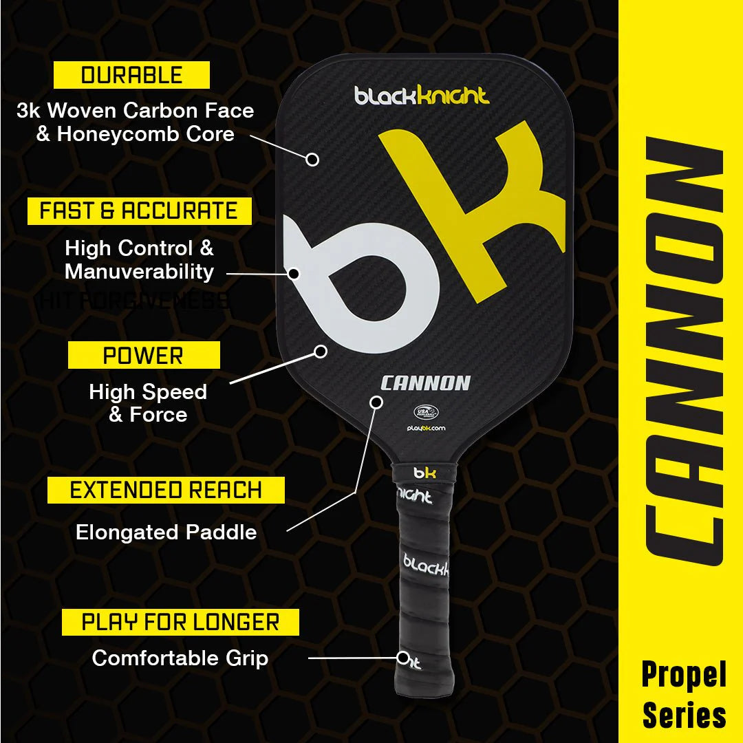 Black Knight Cannon Pickleball Paddle