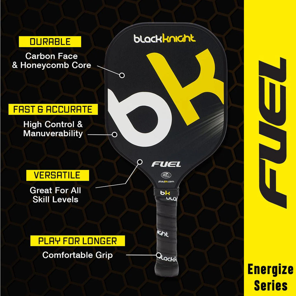 Black Knight Fuel Pickleball Paddle (Black)