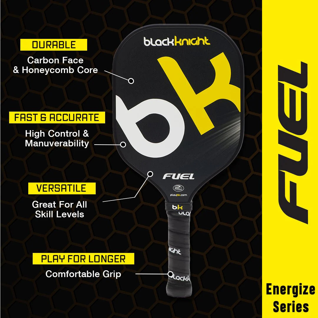 Black Knight Fuel Pickleball Paddle (Black)
