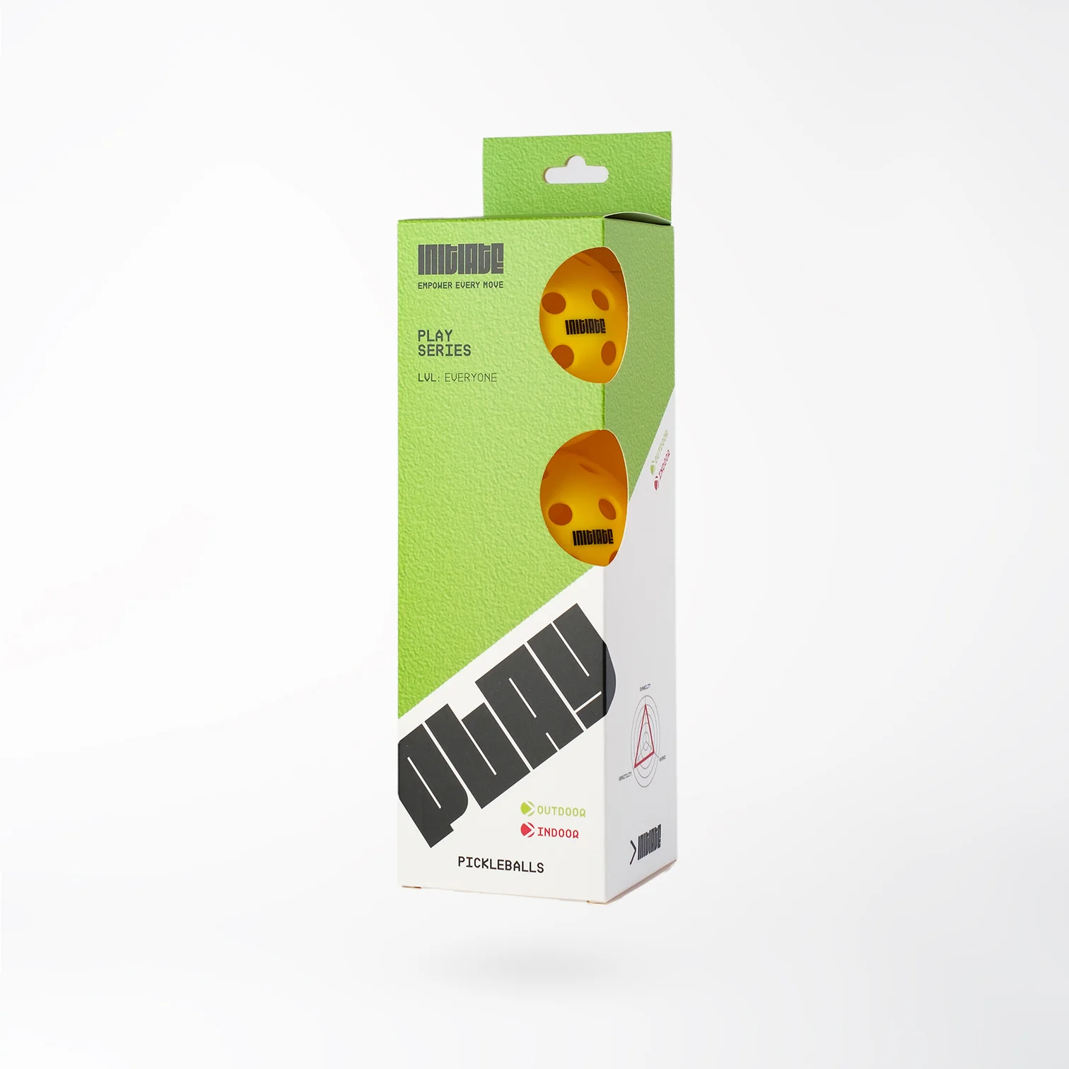 Initiate Play Outdoor Pickleball (Pack of 3 balls)