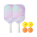 Initiate Super Rookie 13+ Pickleball Set (Lavender) — 2 Paddles & 4 Pickleballs