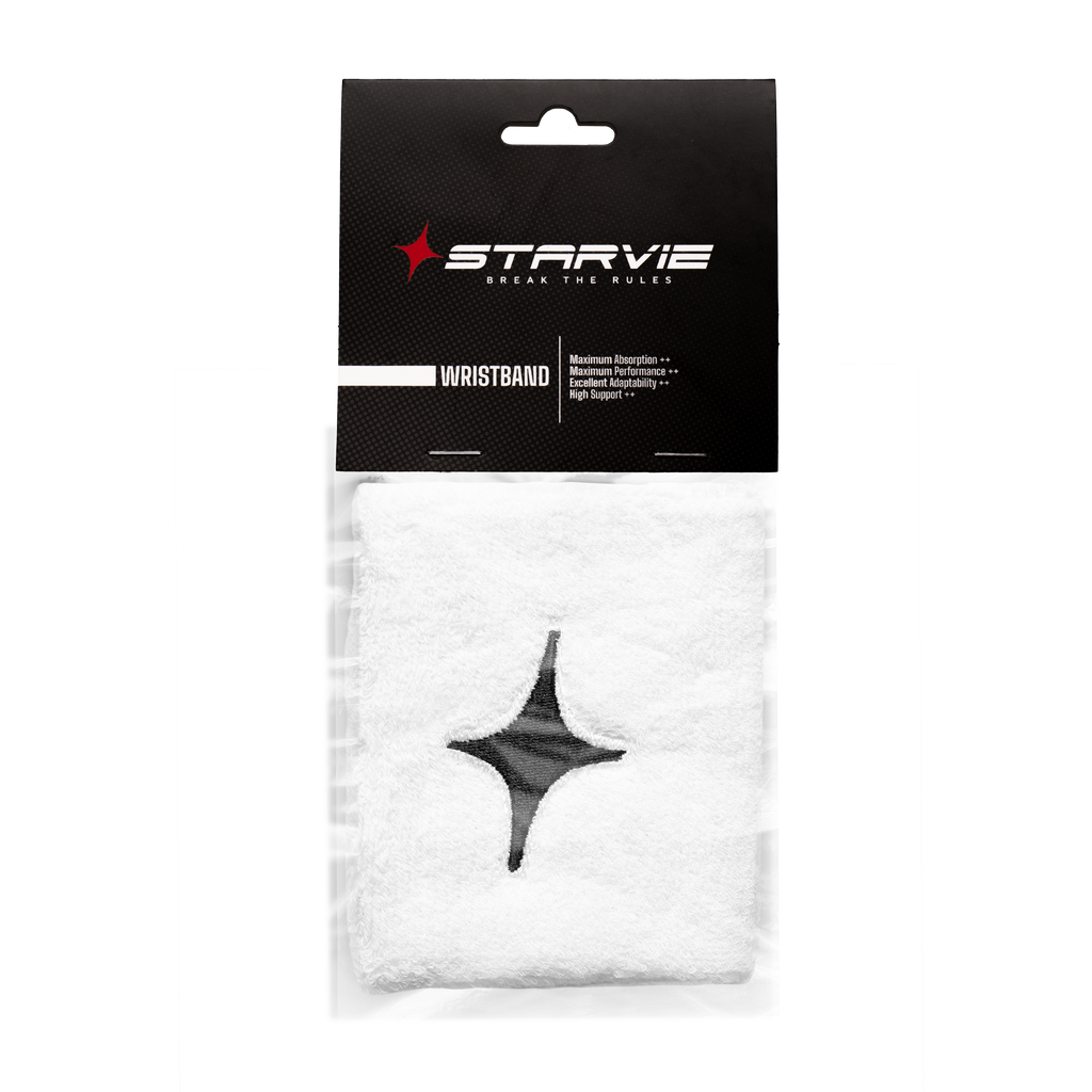 Starvie Star Wristband — White with Black Star
