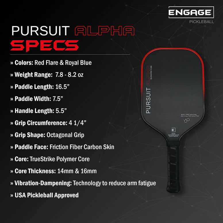 Engage Alpha Pickleball Paddle 2025