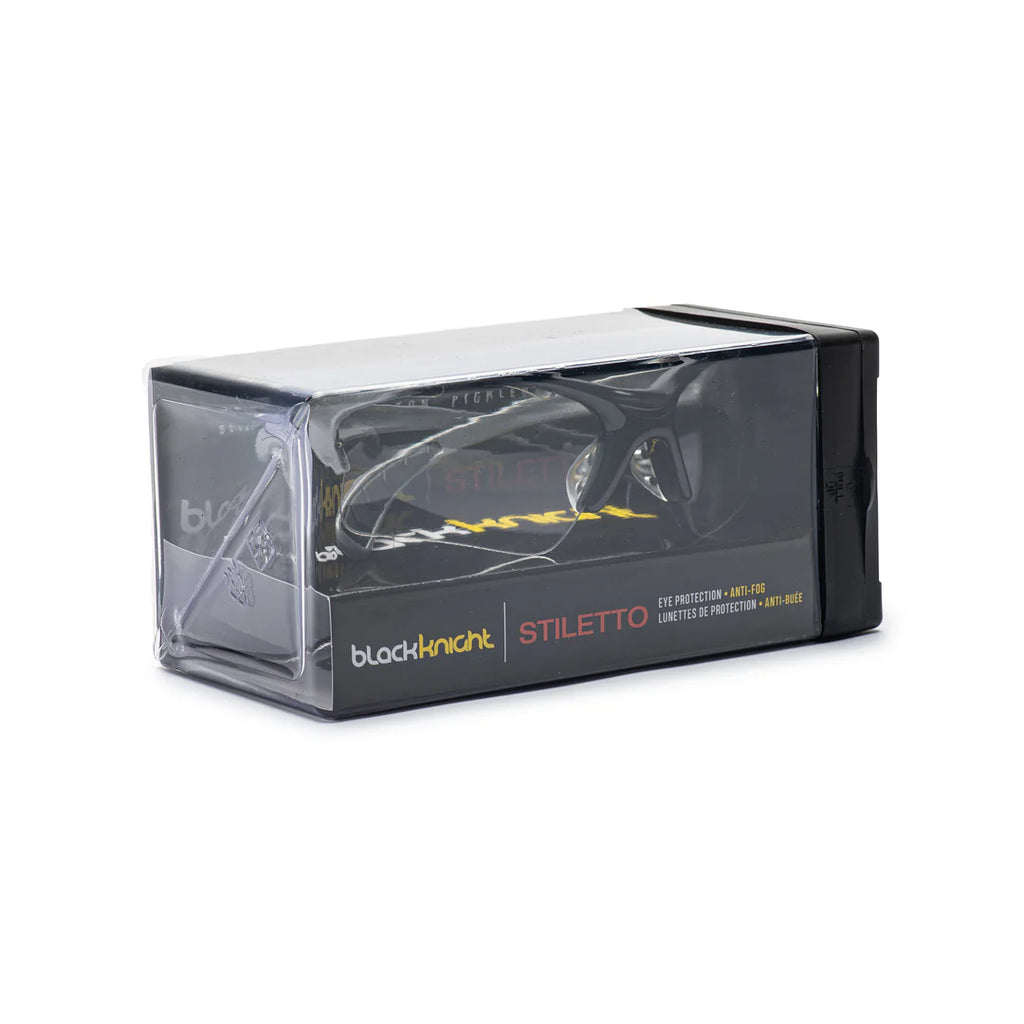 Black Knight Stiletto Eye Guard (Black/Silver)