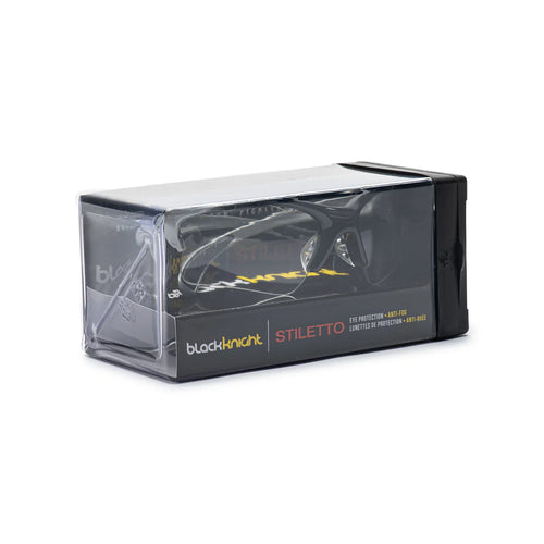 Black Knight Stiletto Eye Guard (Black/Silver)