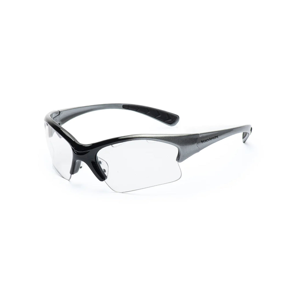 Black Knight Stiletto Eye Guard (Black/Silver)